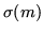 $ \sigma(m)$