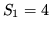 $ S_1 = 4$