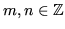 $ m, n \in
\mathbb{Z}$