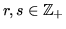 $ r, s \in \mathbb{Z}_+$