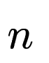 $ n$