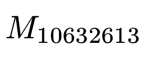 $ M_{10632613}$