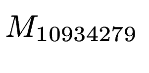 $ M_{10934279}$