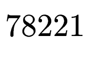 $\displaystyle 78221$