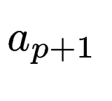 $ a_{p+1}$