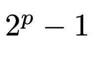 $ 2^p-1$