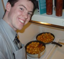 Making caramelized potatoes